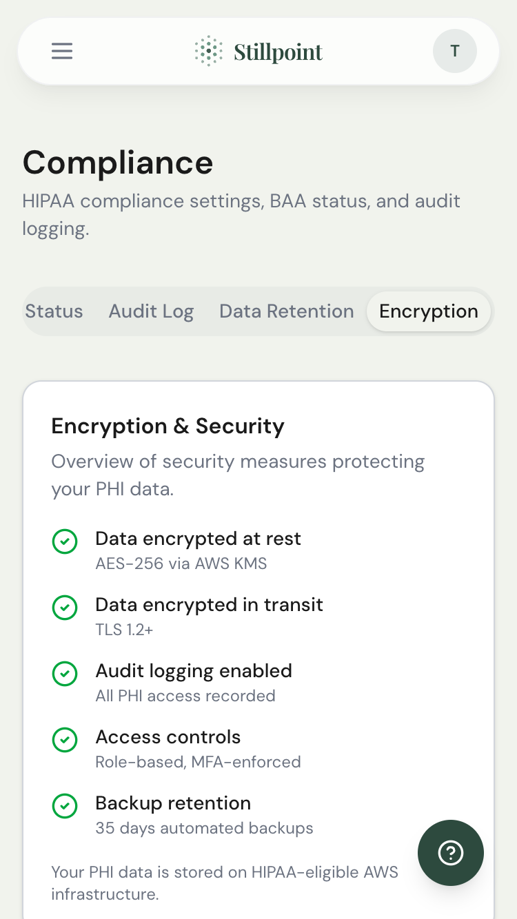 Encryption and security overview